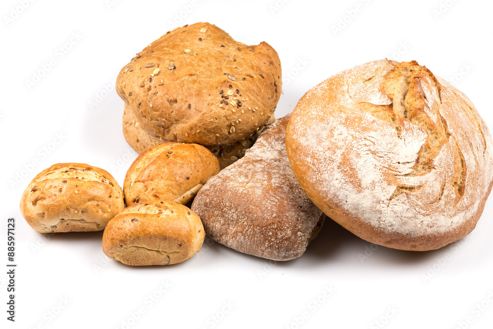 Composition with bread