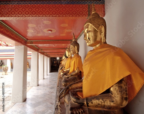 Buddha at Wat Pho or Wat Phra Chetupon Vimolmangklararm photo