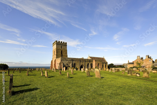 St. Aidans Church, Bamburgh, Northumberland, England,  Europe