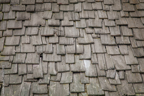Old wood roof
