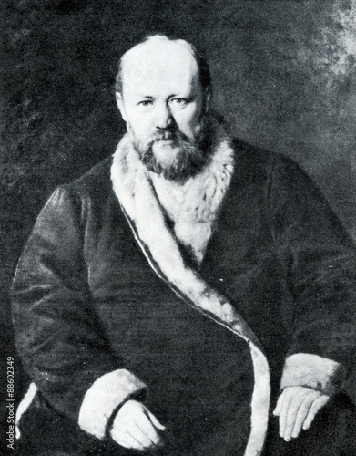 Alexander Ostrovsky, russian plywright (Vasily Perov, 1871)