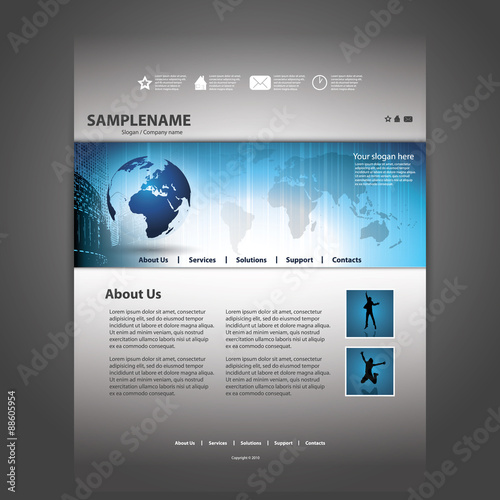 Website Template photo