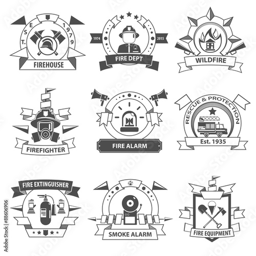 Fire Label Set