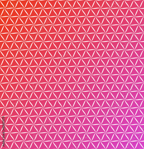 triangles in red and orange