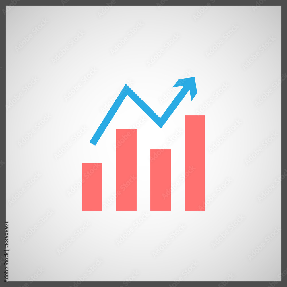 Business Graph Icon Business Graph Icon