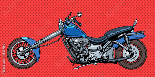 Vintage motorcycle bike