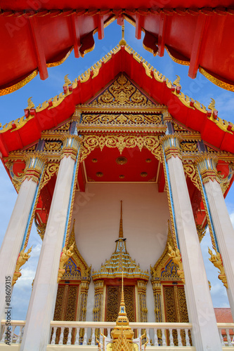 Wat Samakhitham public temple in Bangkok Thailand photo