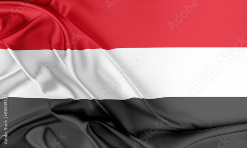 Yemen Flag. 