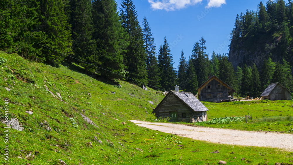 Almhütte Hütte Berg Gebirge