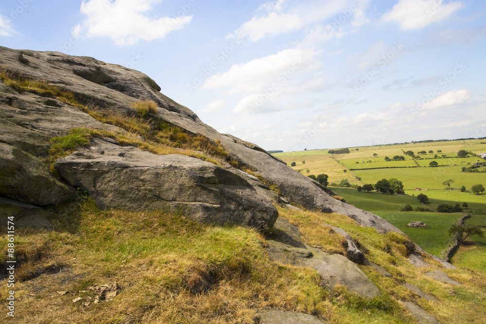 Yorkshire landscape fields 
