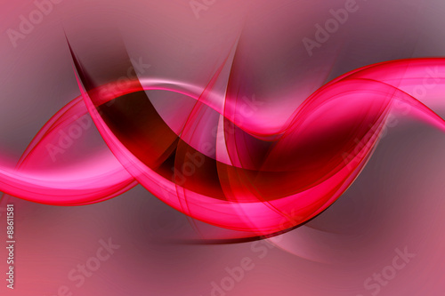 pink red wave background