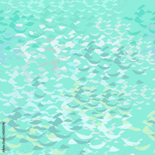 Abstract turquoise pattern simulating sea surface.