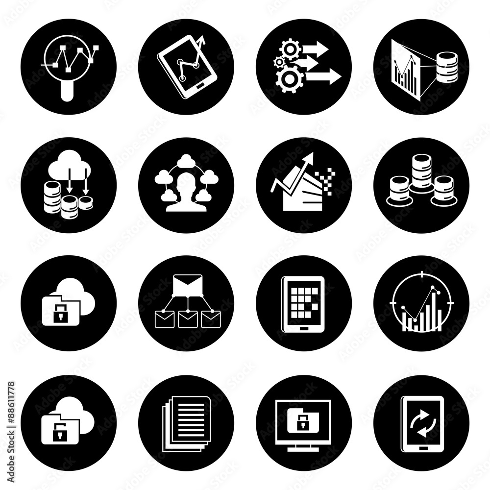 data analytics icons data analytics icons