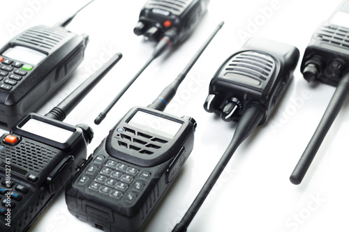 Portable walkie-talkies photo