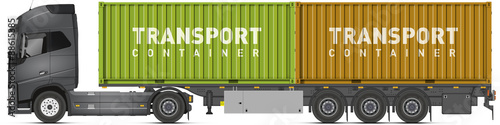 Camion + container V3