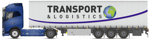 Camion + remorque bâche V2