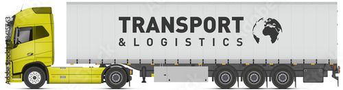 Camion + remorque bâche V3