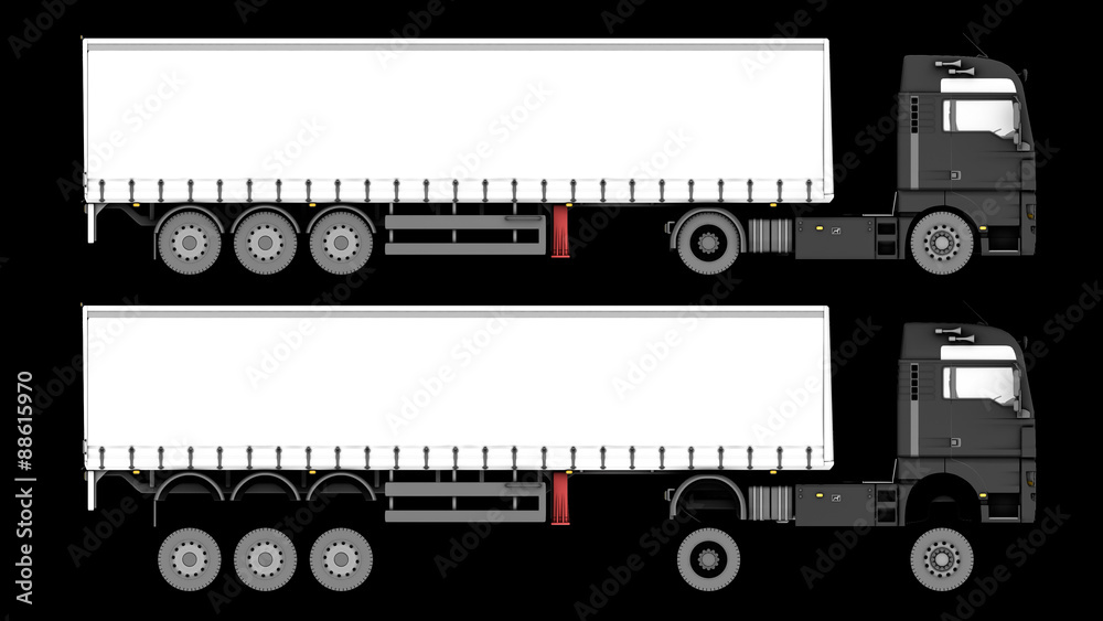 truck isolated