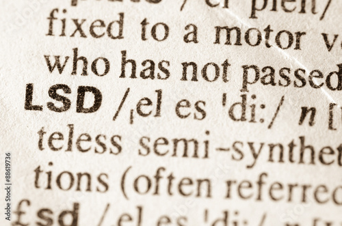 dictionary definition of word LSD
