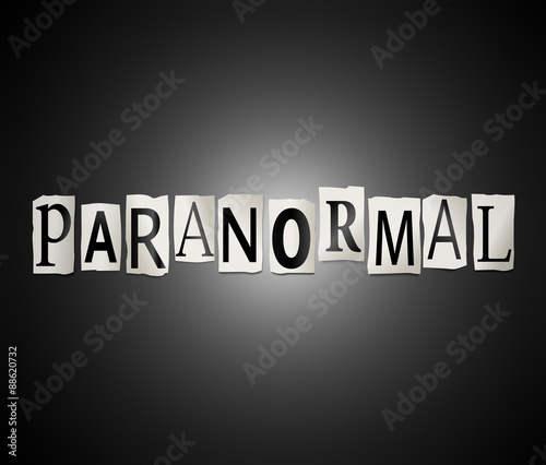 Canvas Print Paranormal concept.