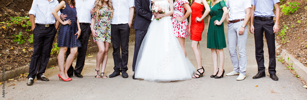 Bride With Bridesmaids Bride With Bridesmaids