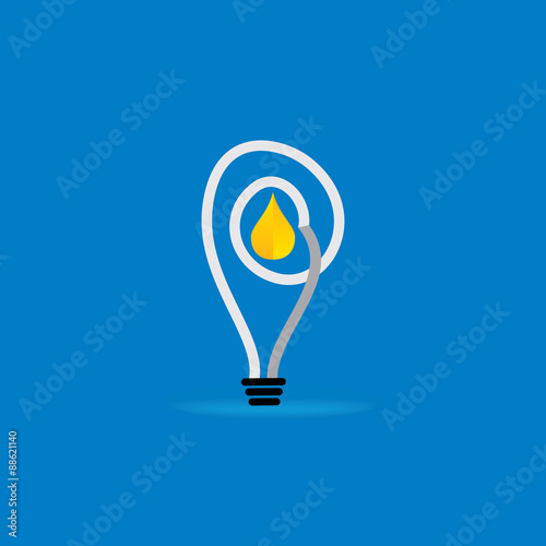 creative fuel concept vector illustration 