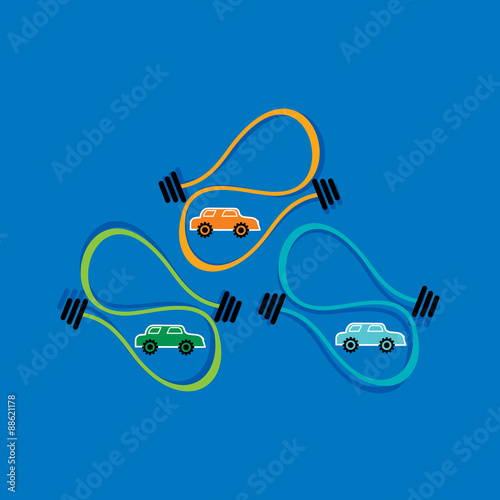 creative fuel concept vector illustration 