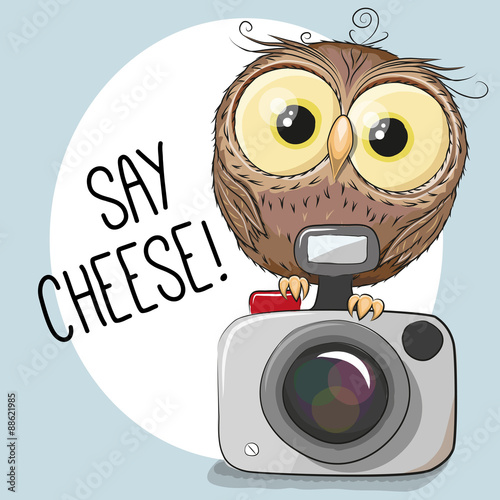Owl with a camera