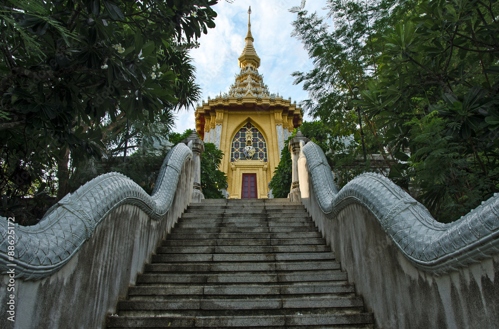 Wat Yanasangwararam Woramahawihan,Temple at Pattaya,Thailand