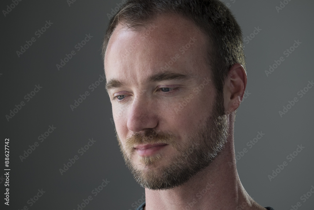 Studio portrait of a Caucasian male Studio portrait of a Caucasian male