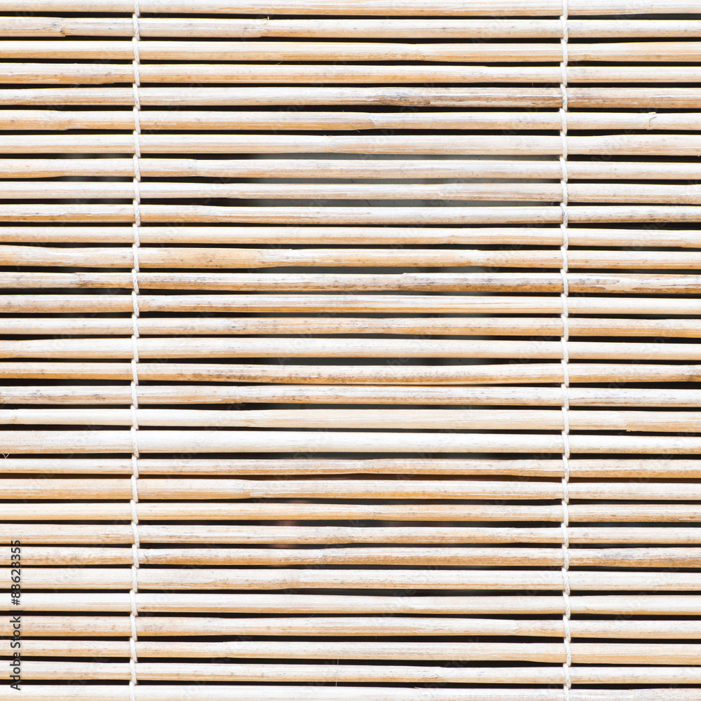 Close - up Natural bamboo blind texture Close - up Natural bamboo blind texture