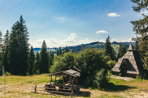 Vintage wooden house