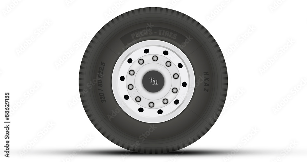 Roue avant de camion Roue avant de camion