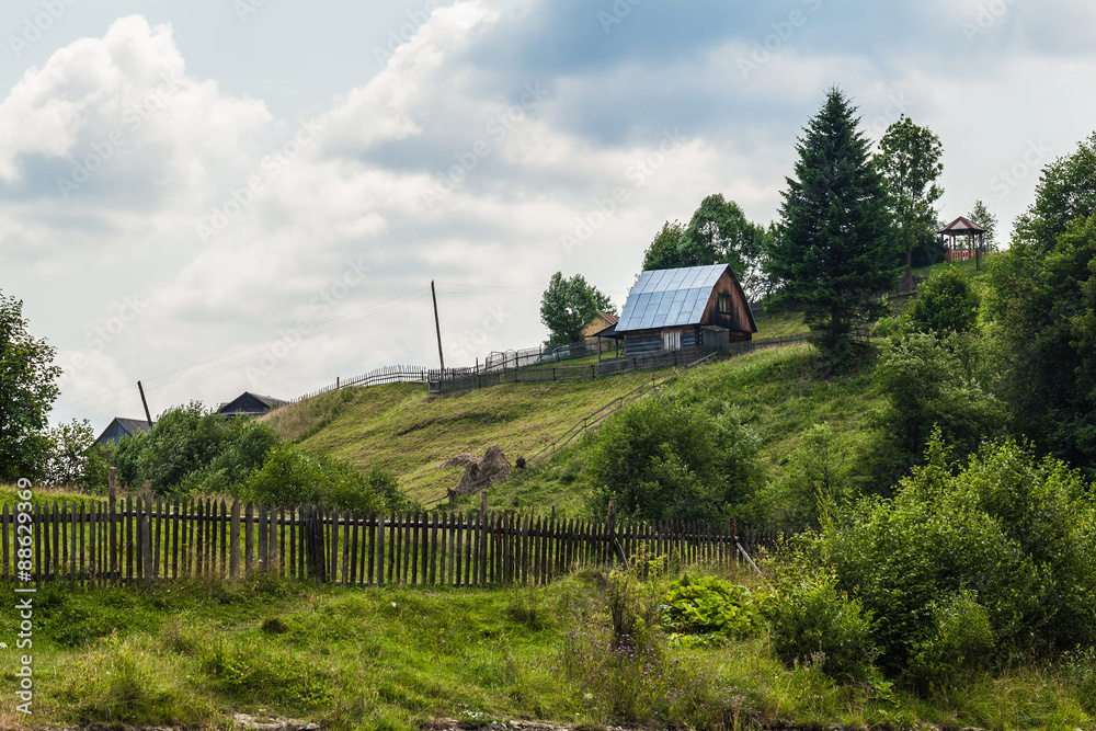 Rural mountain landscape