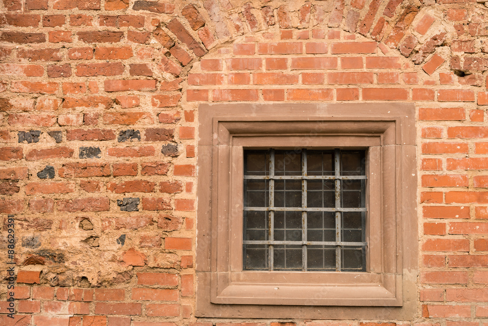 stone wall texture background with small window in the castle stone wall texture background with small window in the castle