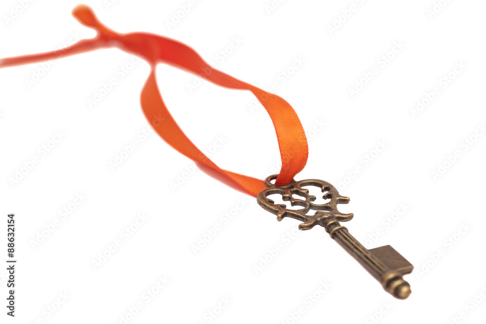 Key To Success Red With Red Bow Key To Success Red With Red Bow