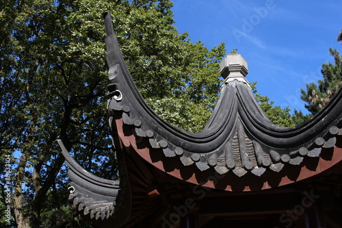 Traditional chinese pavilion in park