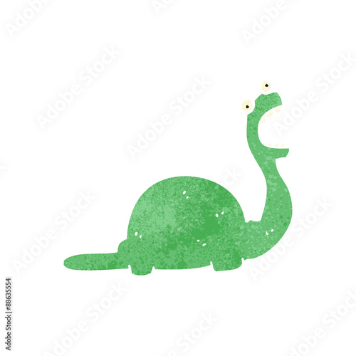 retro cartoon dinosaur © lineartestpilot