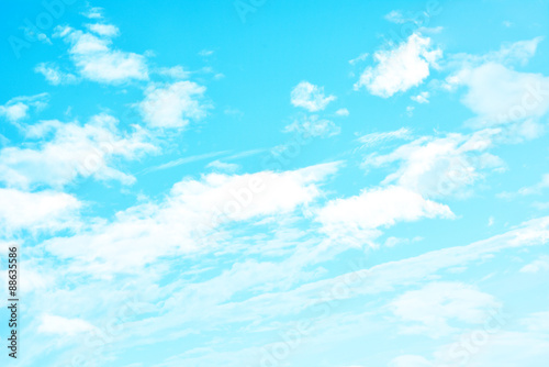 blue sky with clouds