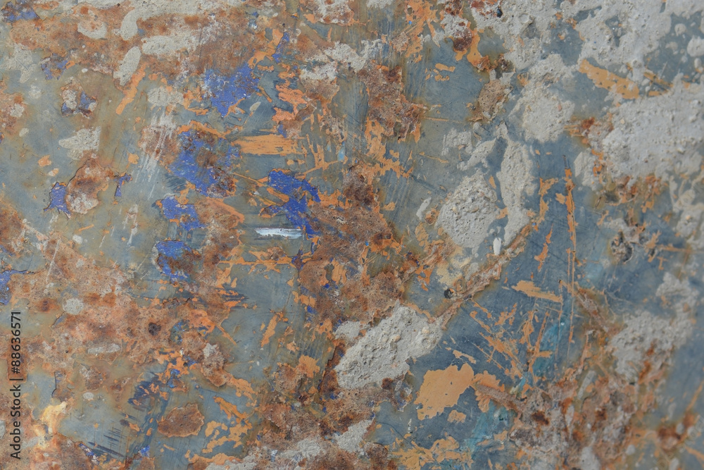 Rust texture as metal rust old iron plate background