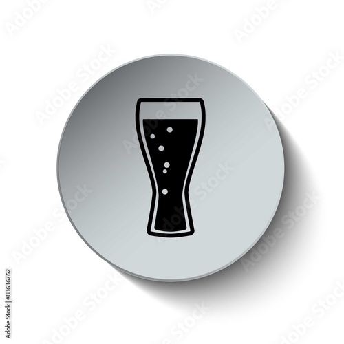 Alcoholic beverage icon. Alcohol drink icon. Beverage icon. Butt