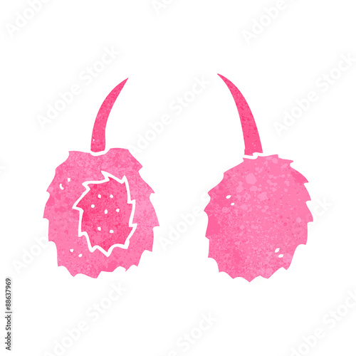 retro cartoon pink ear muffs