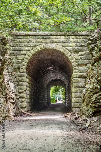 MKT tunnel on Katy Trail  Missouri