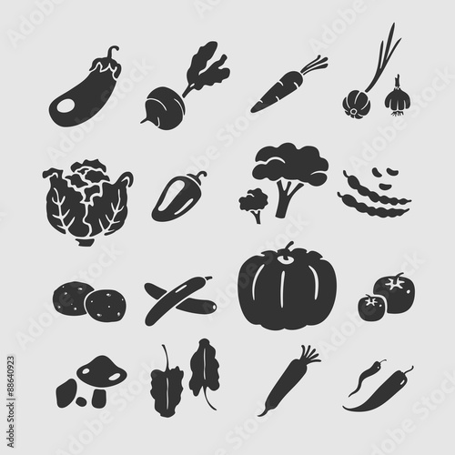 Vector Symbol Vegetables