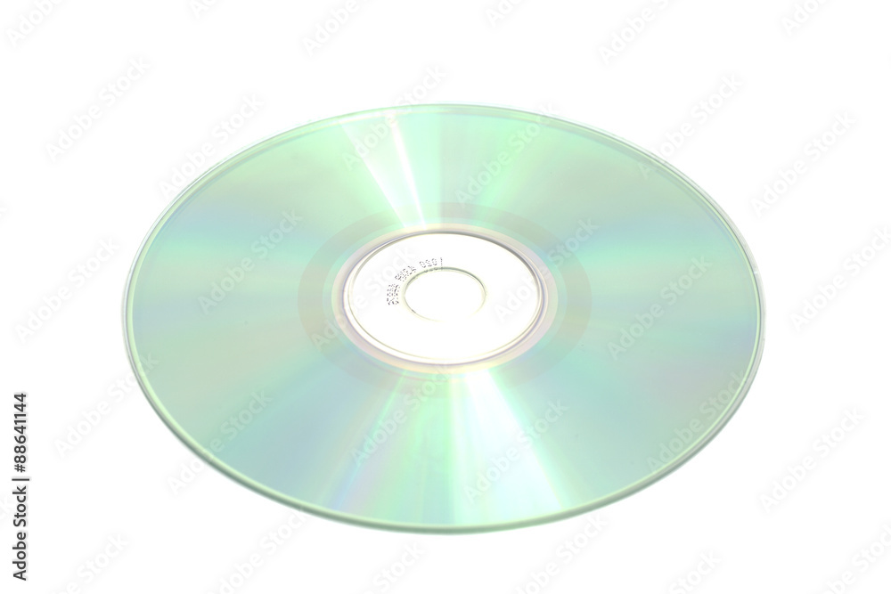CD isolated on white background CD isolated on white background