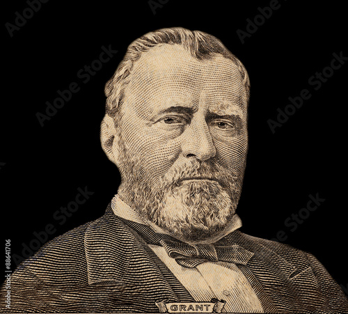 Portrait of U.S. president Ulysses S. Grant