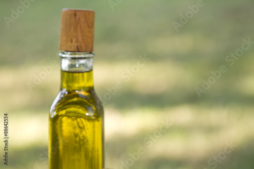 olive oil on background