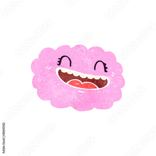 retro cartoon cloud