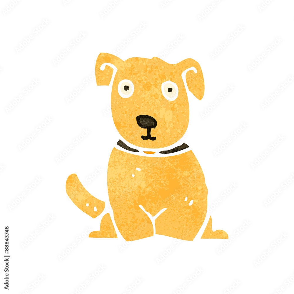 Obraz premium retro cartoon dog