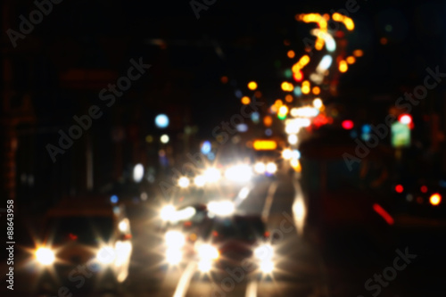Abstract bokeh traffic light background